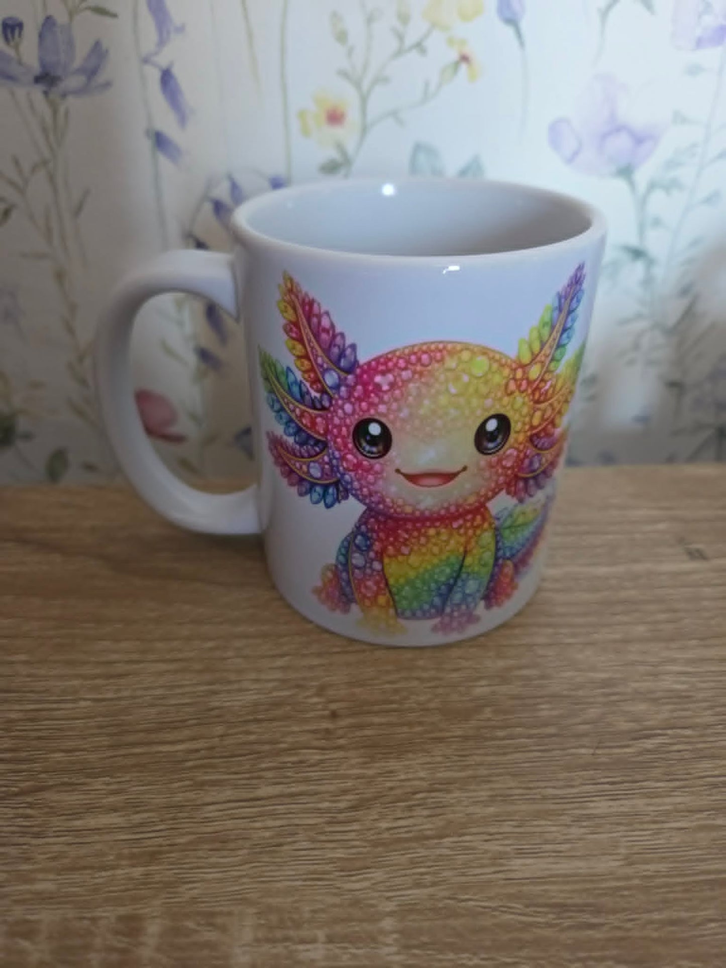 Rainbow Axolotl Mug | Cute Axolotl Gift UK