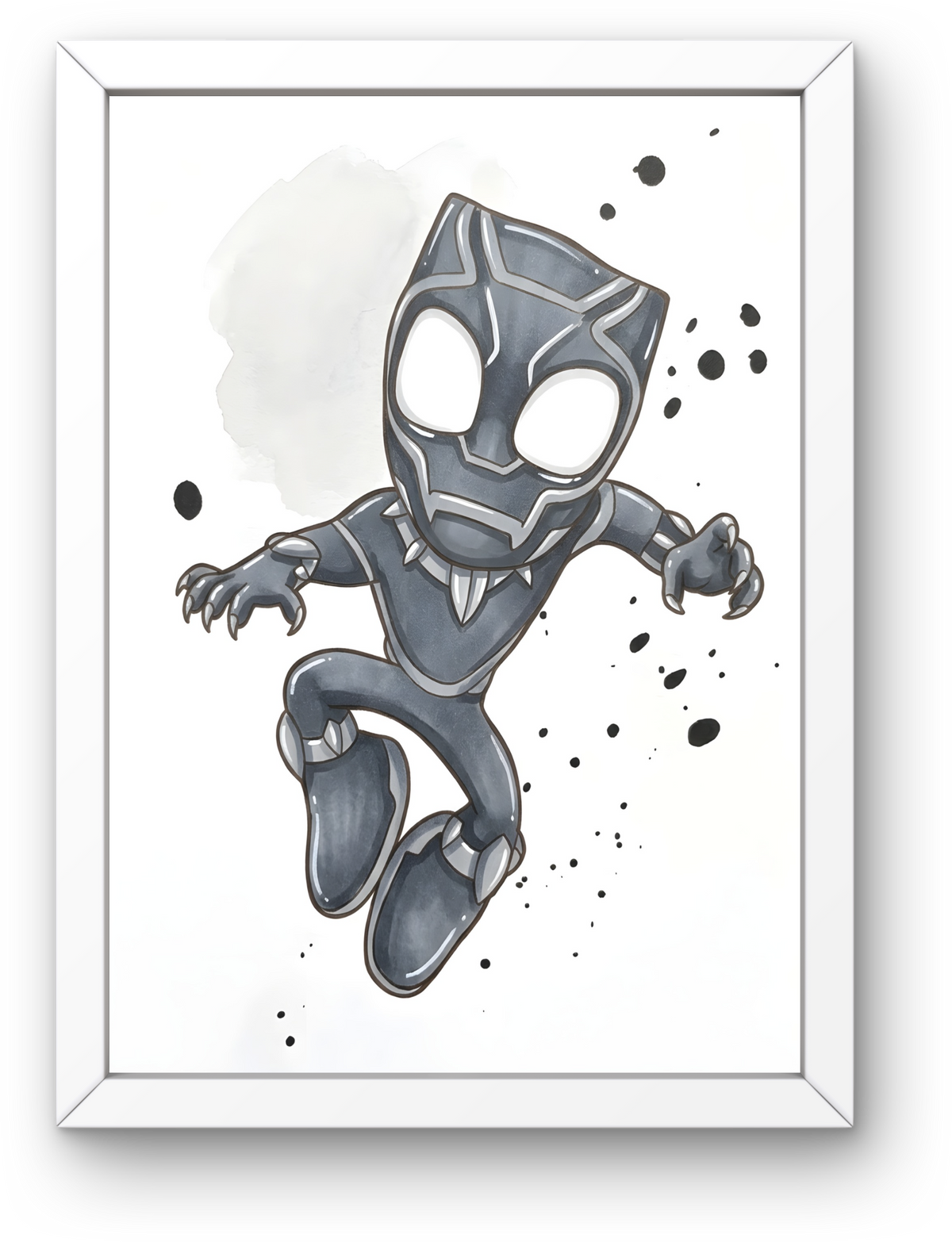 Black Panther A4 Print