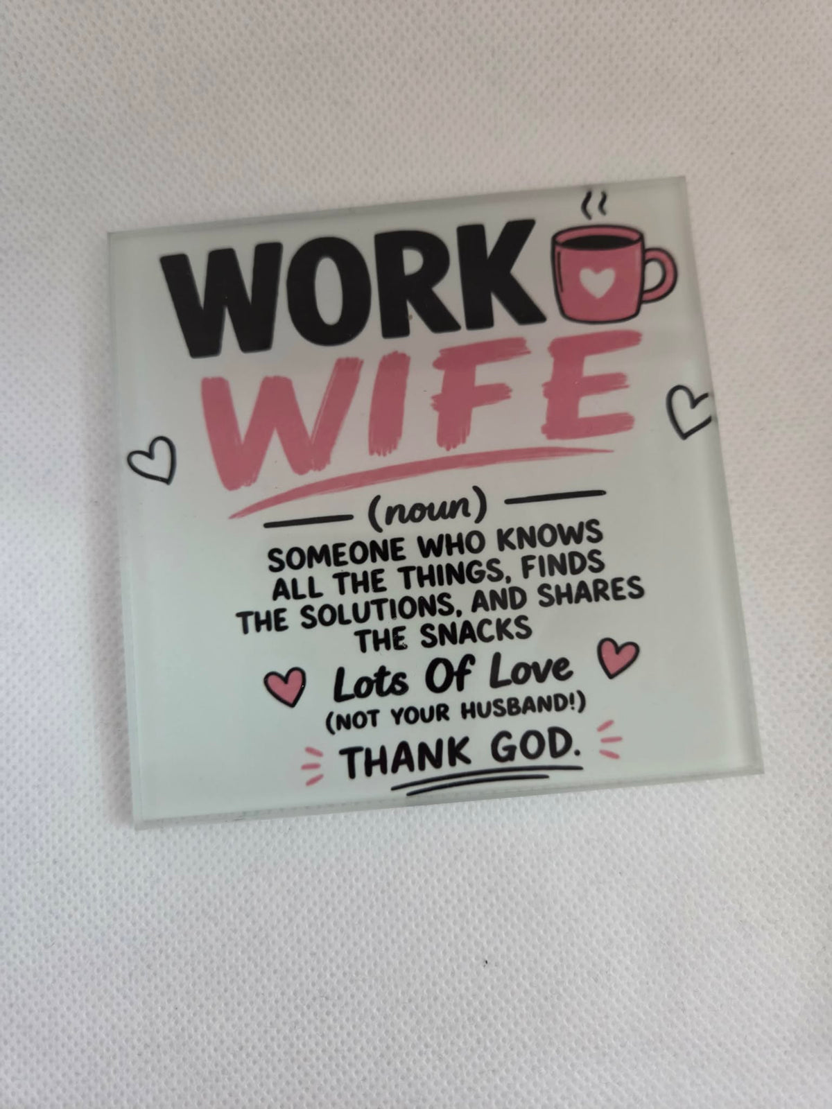 Work Wife Coaster πβ