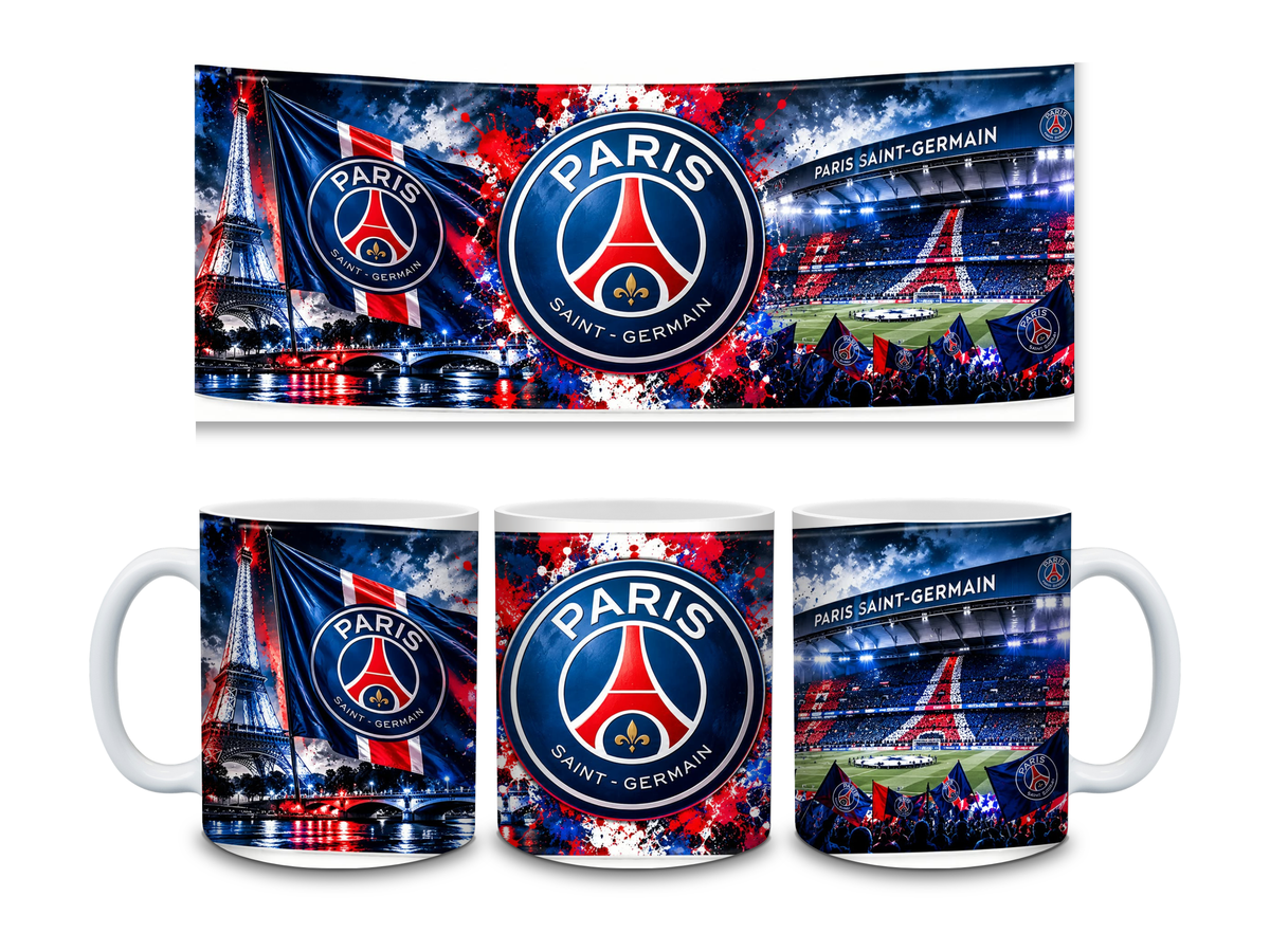 ā½ Paris Saint-Germain Football Mug ā PSG šā¤ļø