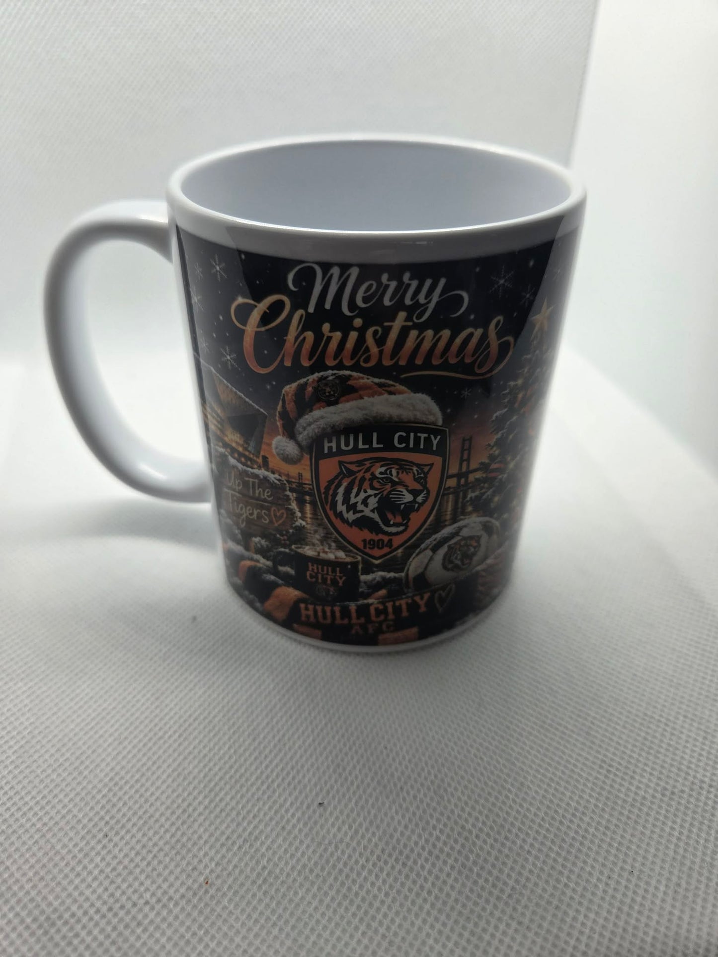 Personalised Hull City Christmas Mug