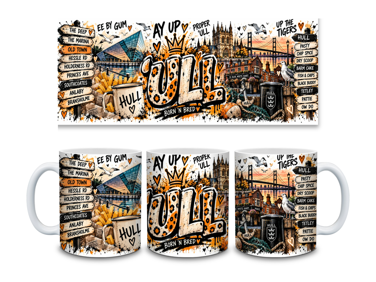 🧡 Hull Born ’n Bred Mug 🖤