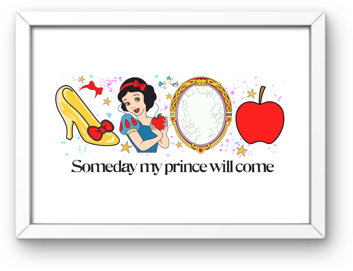 Snow White A4 Print