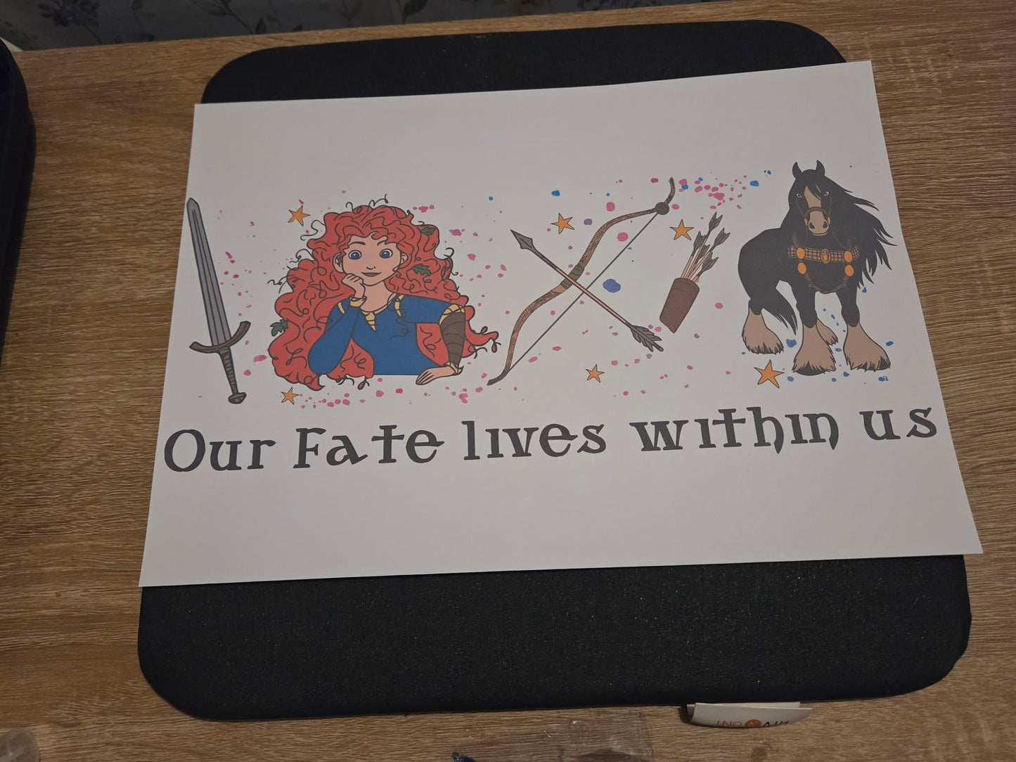 Scottish Princess Inspired A4 Print