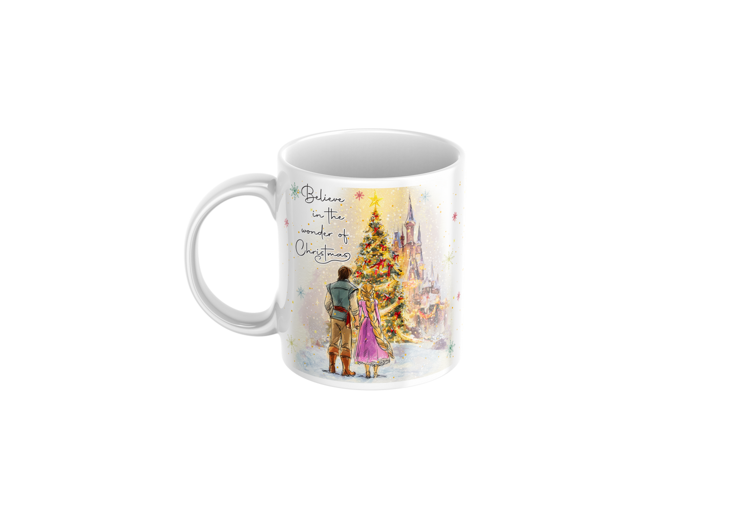 Rapunzel Inspired Christmas Mug