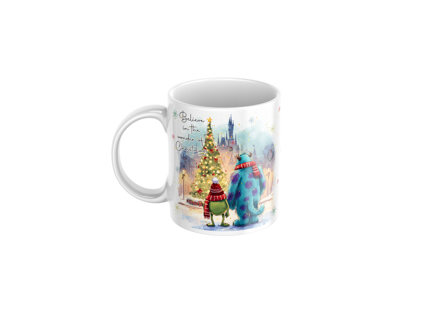 Monsters Inspired Christmas Mug