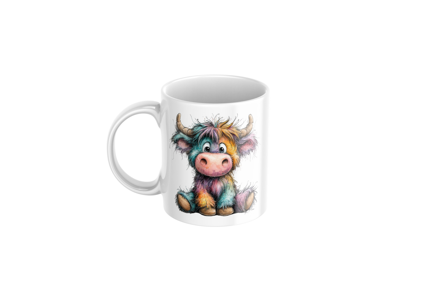 Colourful Cow Mug