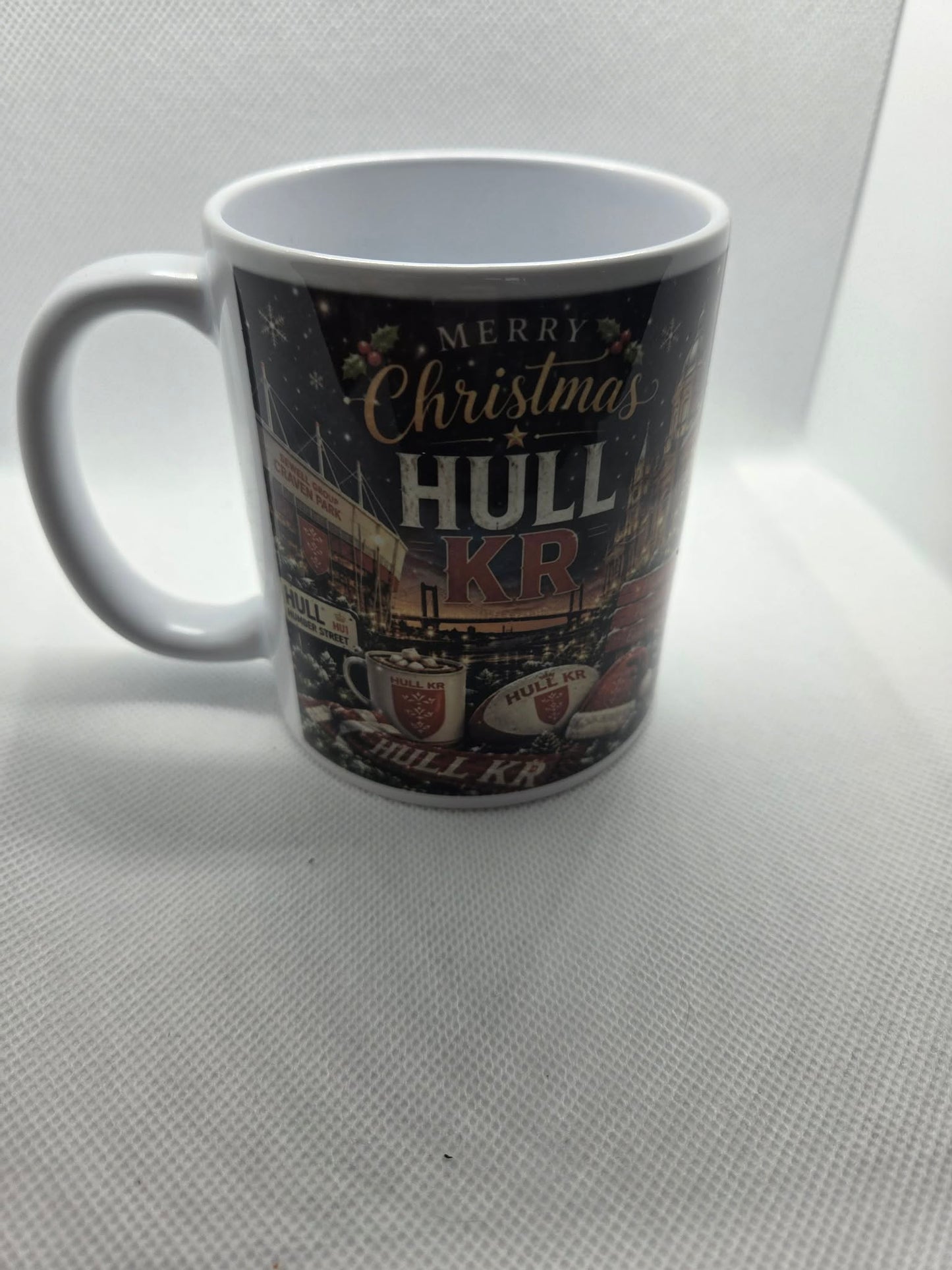 Personalised Hull KR Christmas Mug