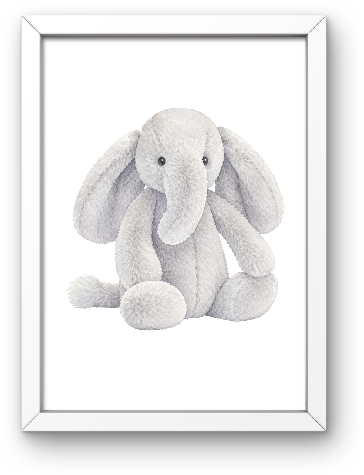 Cute Elephant A4 Print