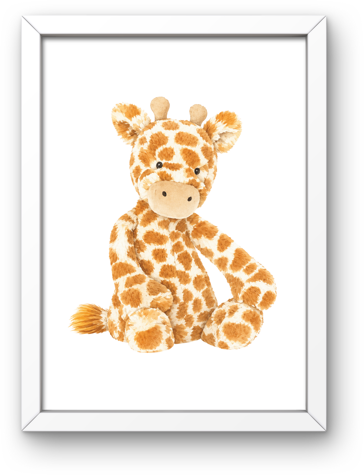 Cute Giraffe A4 Print