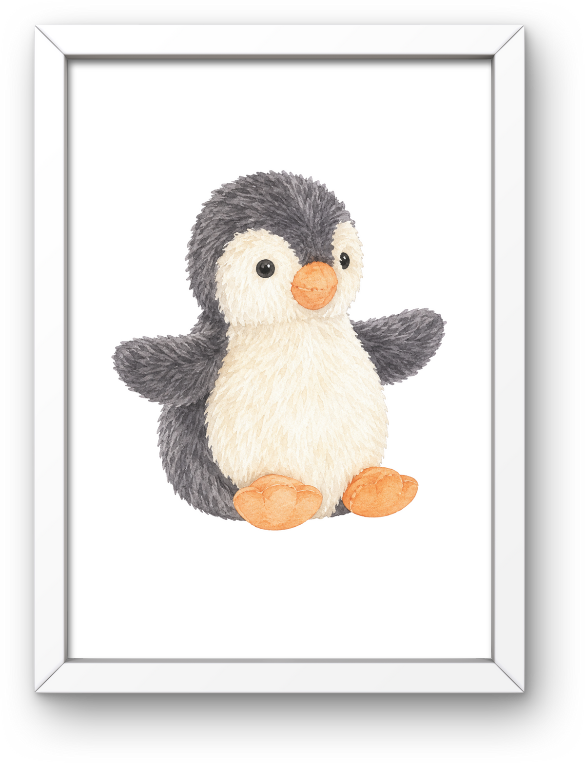 Cosy Little Penguin A4 Print