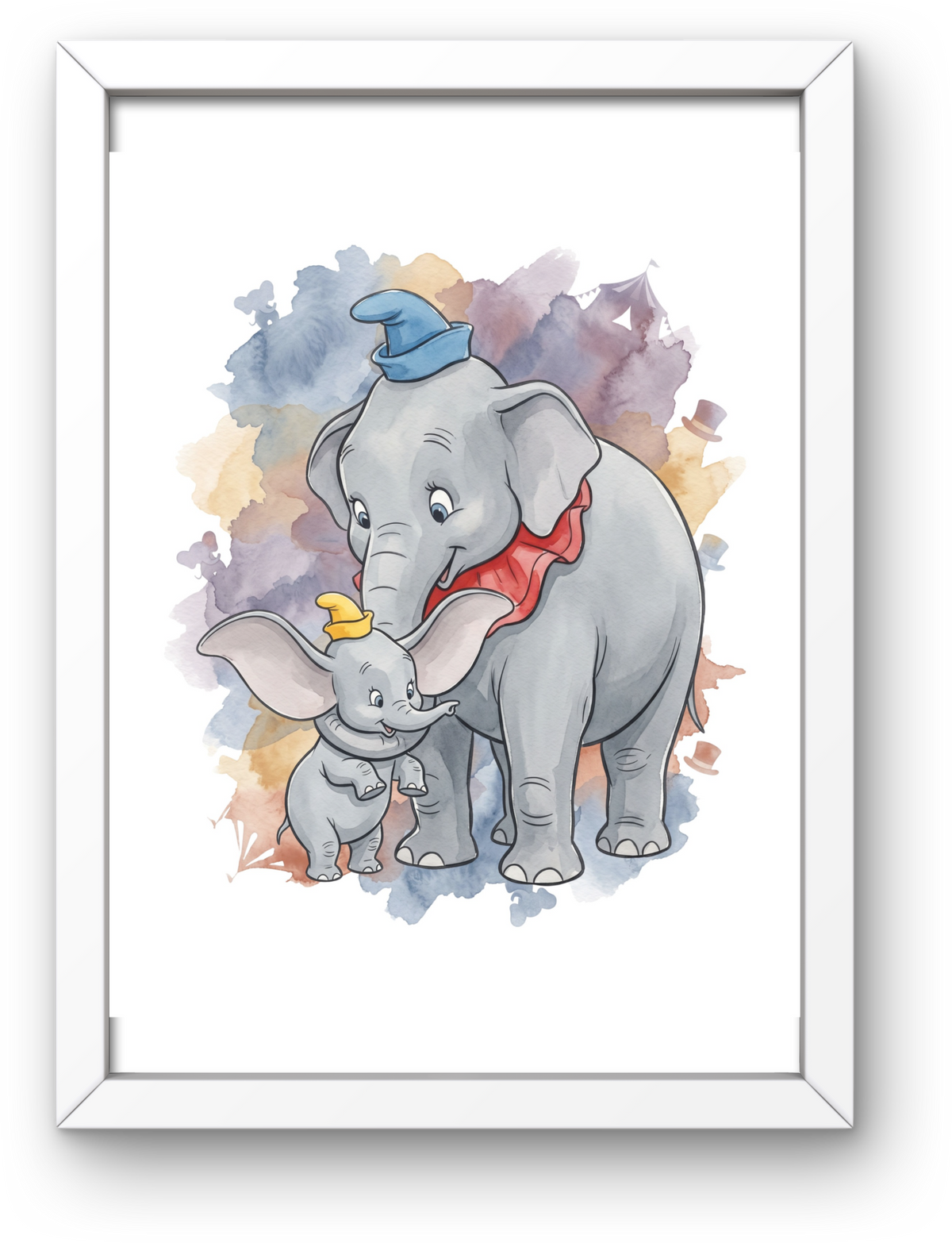 Dumbo & Mrs Jumbo A4 Print