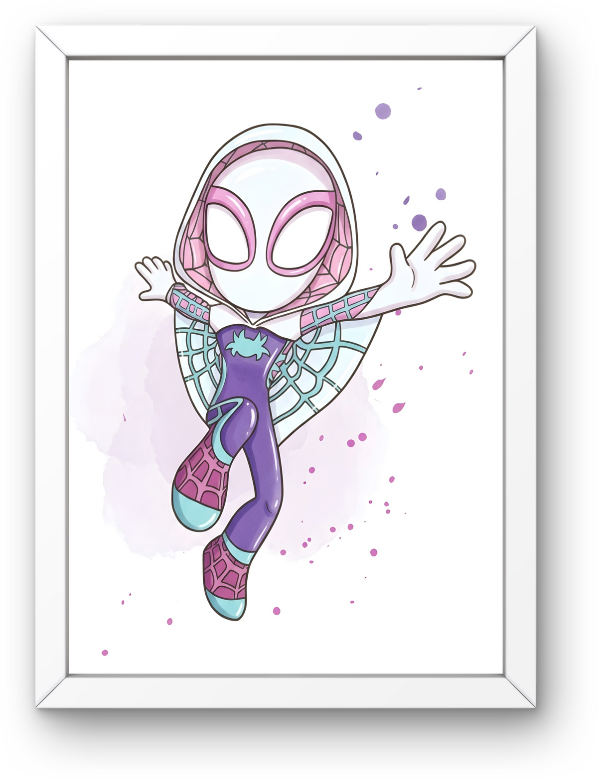 Ghost Spider A4 Print