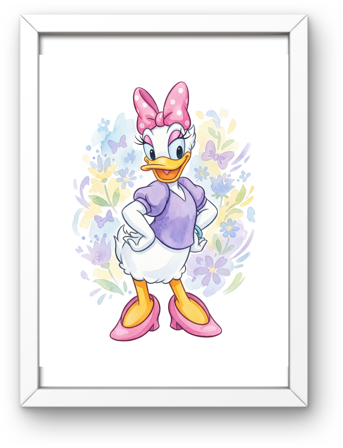 Daisy Duck A4 Print