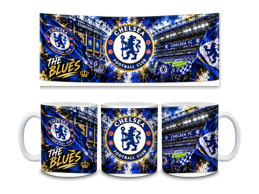 ⚽ Chelsea FC Football Mug – The Blues 💙