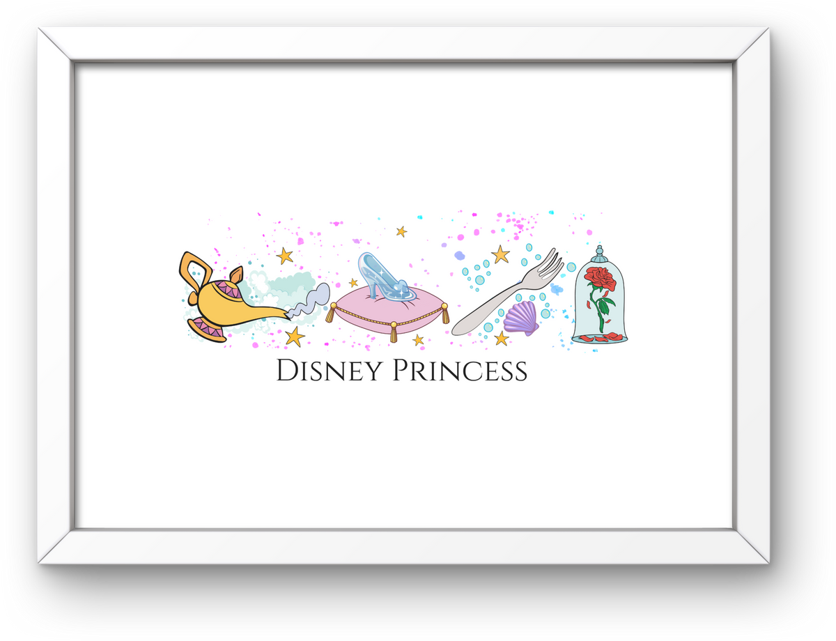 Disney Princess A4 Print