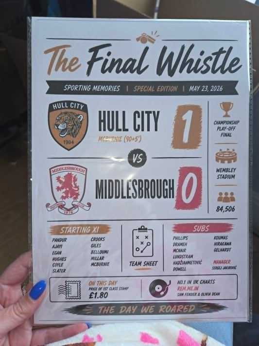 The Final Whistle A4 Print