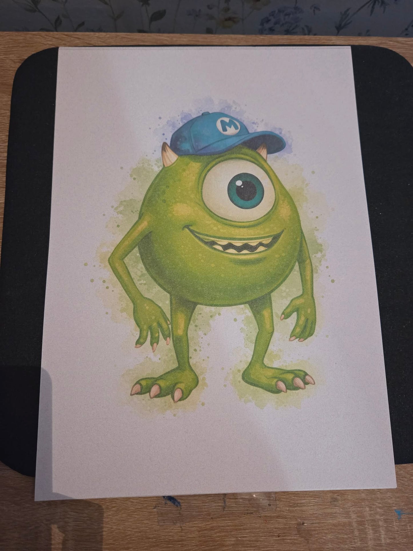 One-Eyed Monster Inspired A4 Print