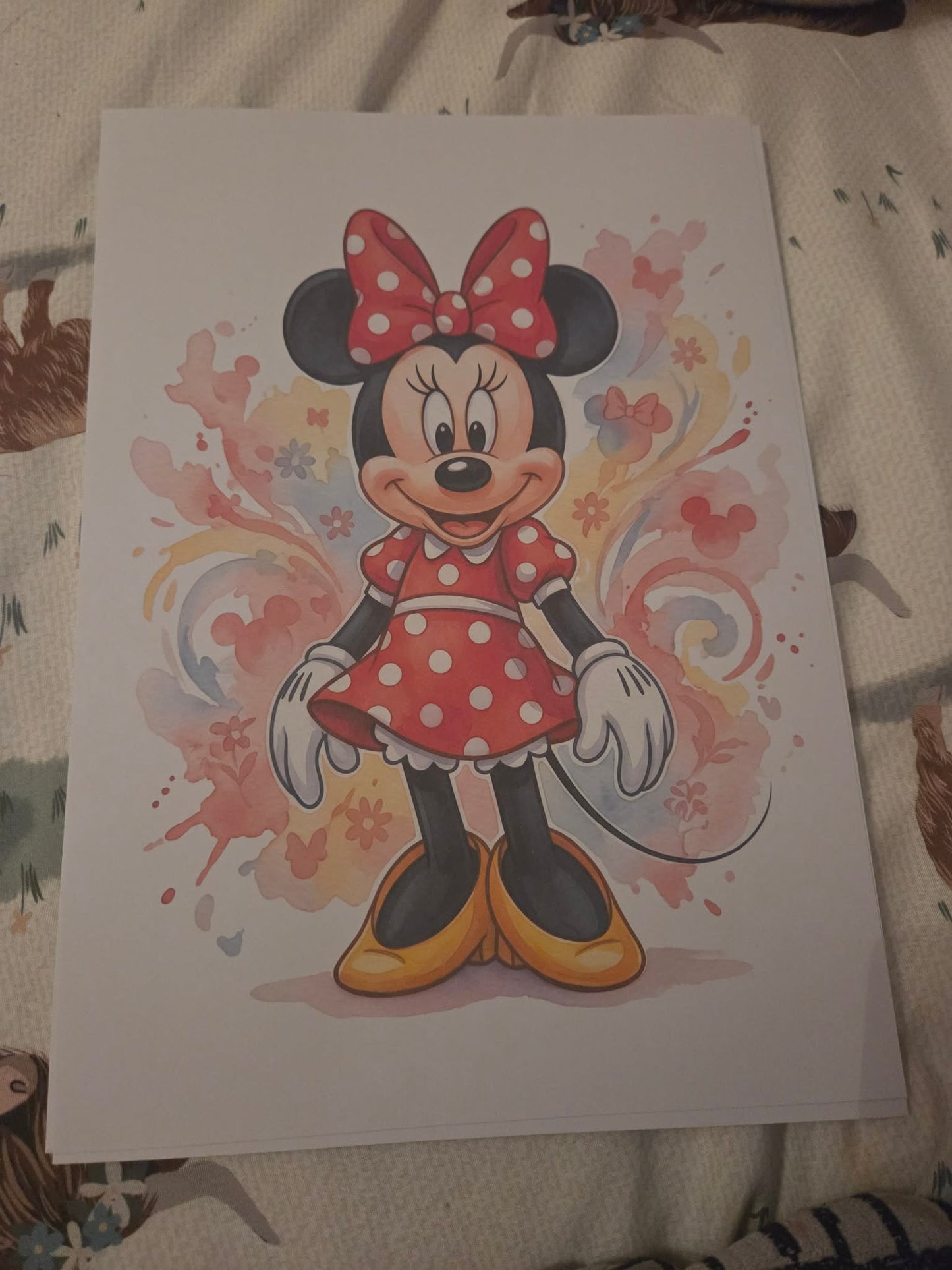 Classic Mouse Inspired A4 Print