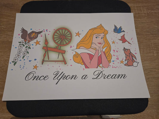 Sleeping Princess Inspired A4 Print