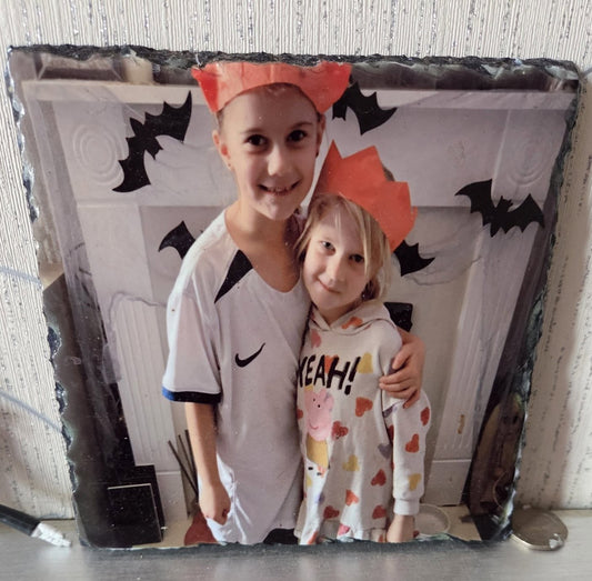 Personalises Slate- Family Photos