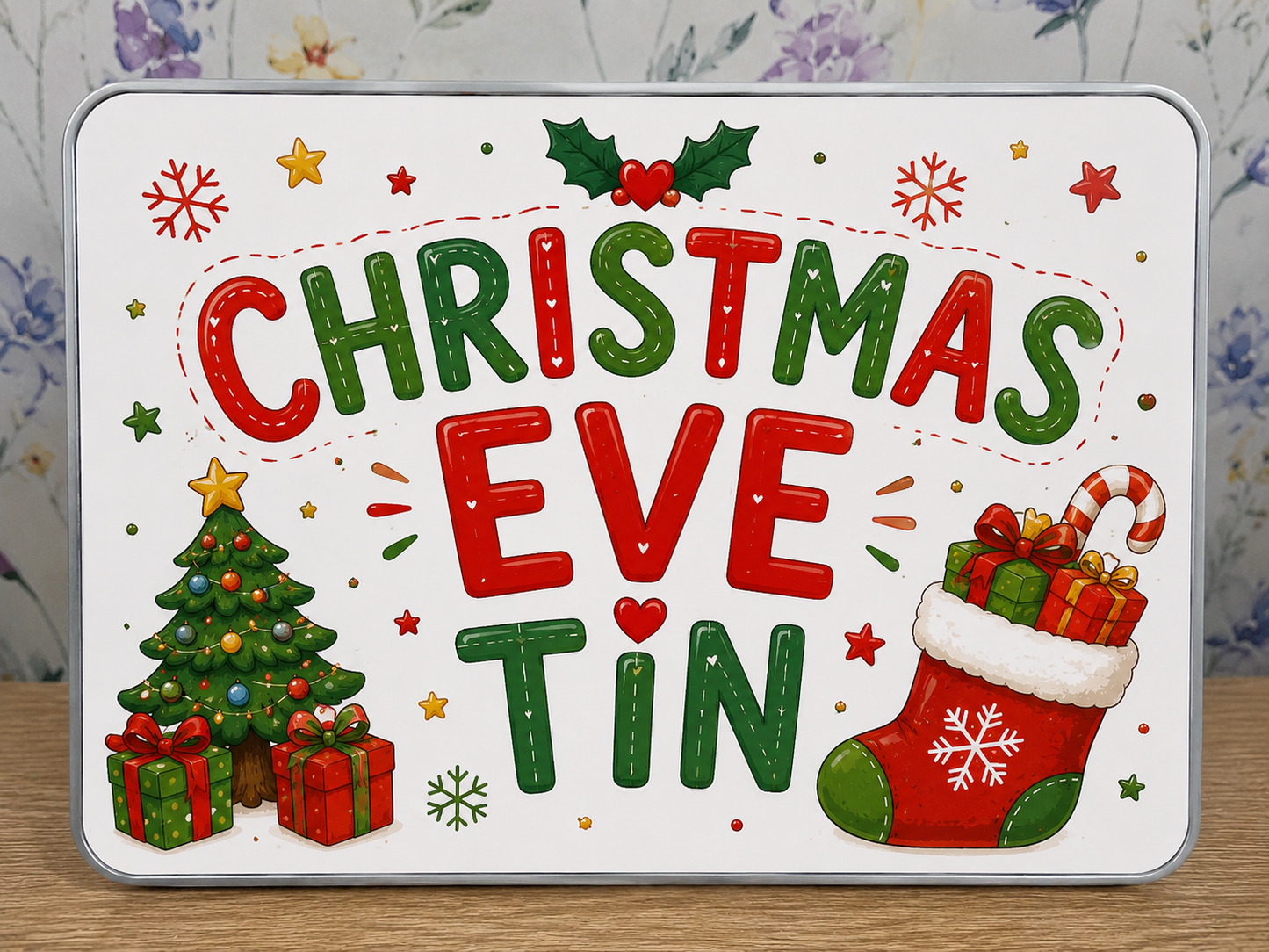 Christmas Eve Storage Tin