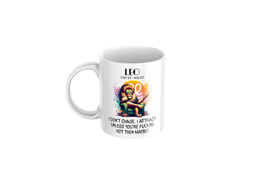 Leo Humor Mug – 11oz Zodiac Coffee Cup