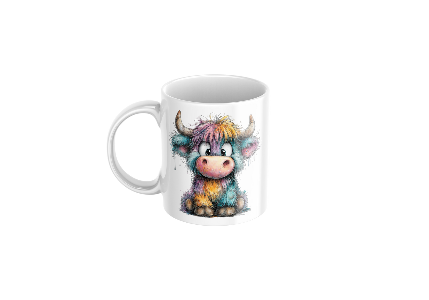Colourful Cow Mug
