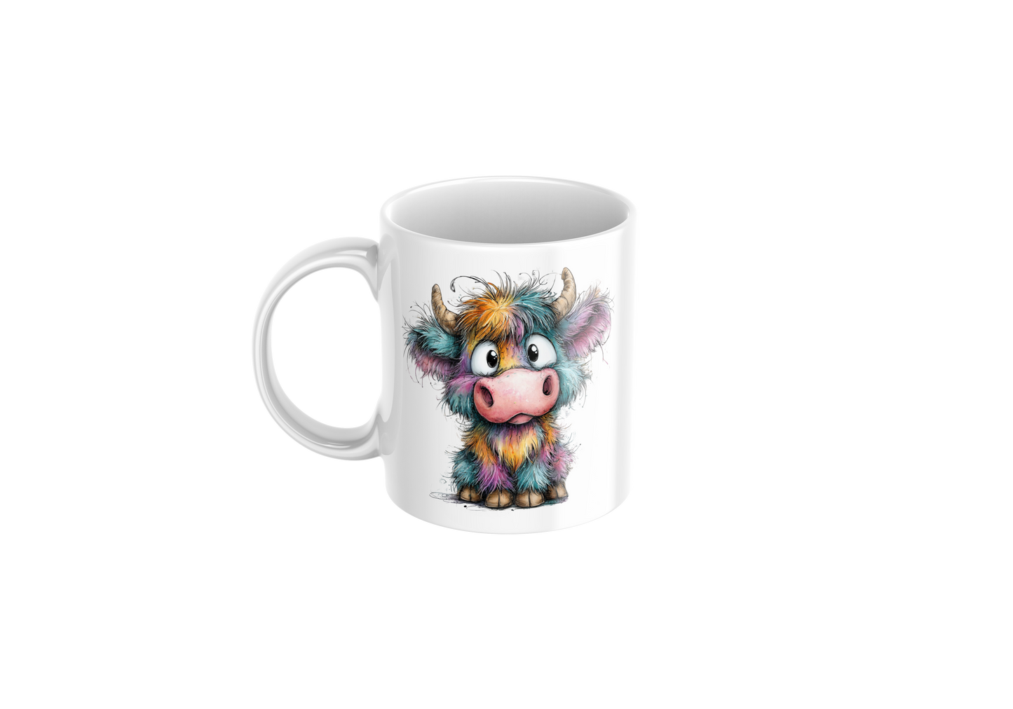 Colourful Cow Mug