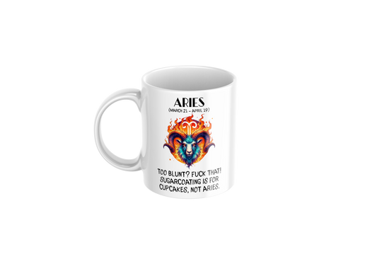 Aries Humor Mug – 11oz Zodiac Coffee Cup
