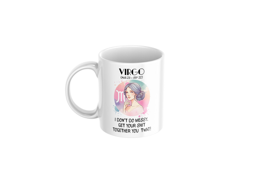 Virgo Humor Mug – 11oz Zodiac Coffee Cup