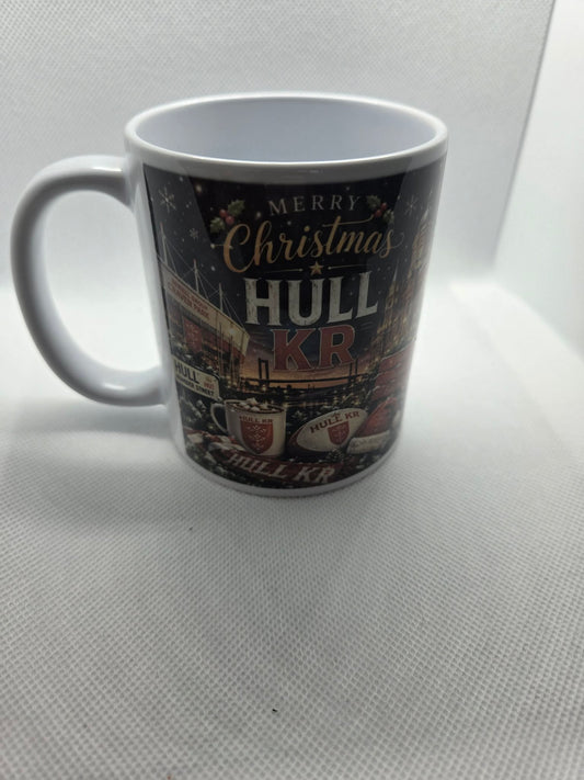 Personalised Hull KR Christmas Mug