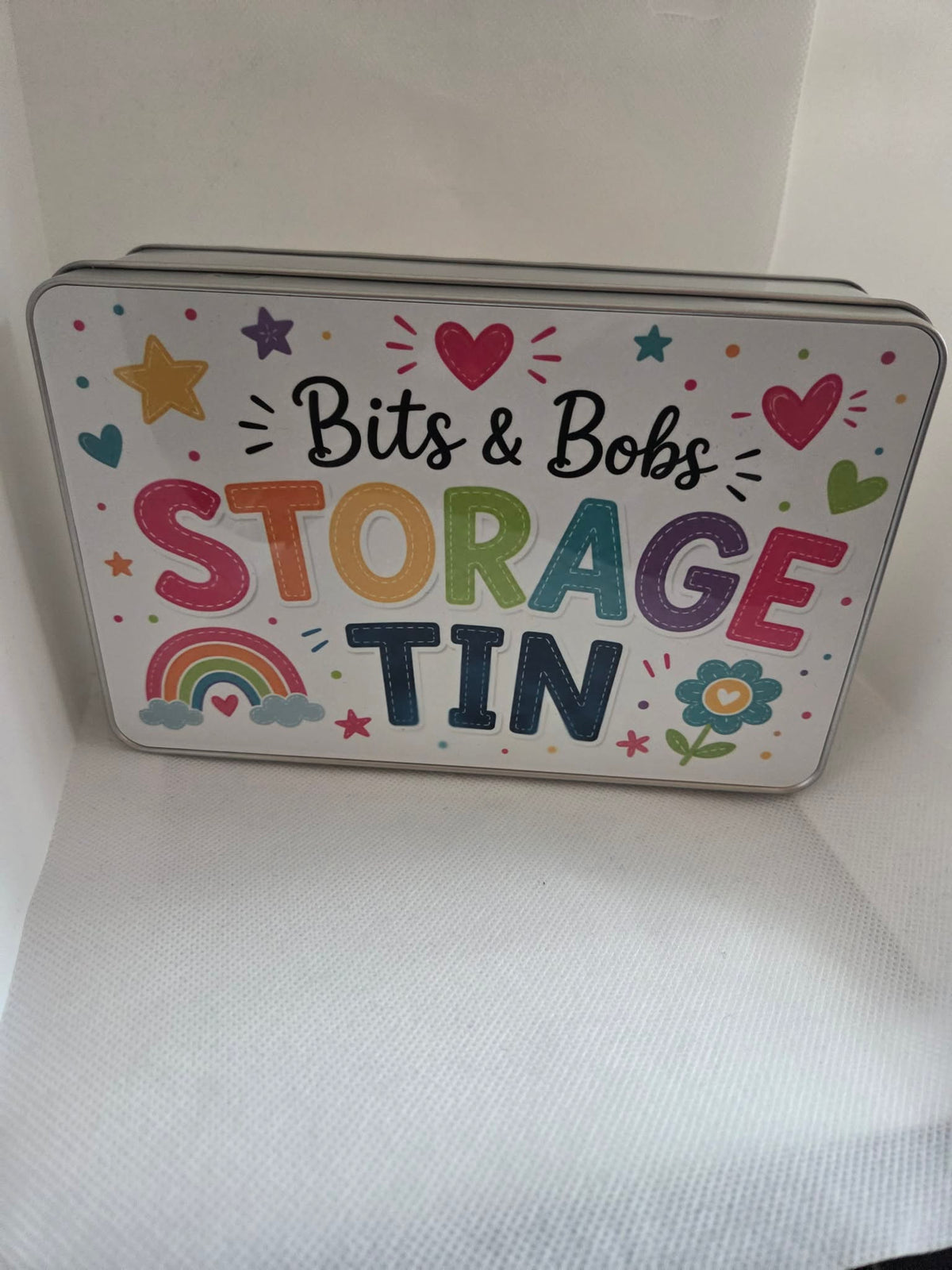 Personalised Storage Tin – Bits & Bobs