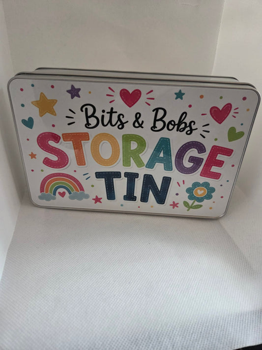 Personalised Storage Tin – Bits & Bobs