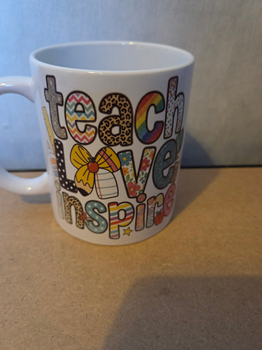 Teach Love Inspire Teacher Mug
