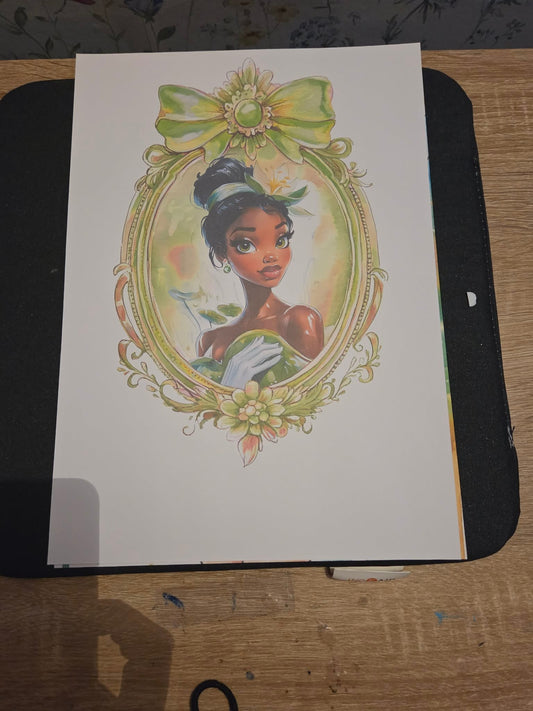 Bayou Princess Inspired A4 Print