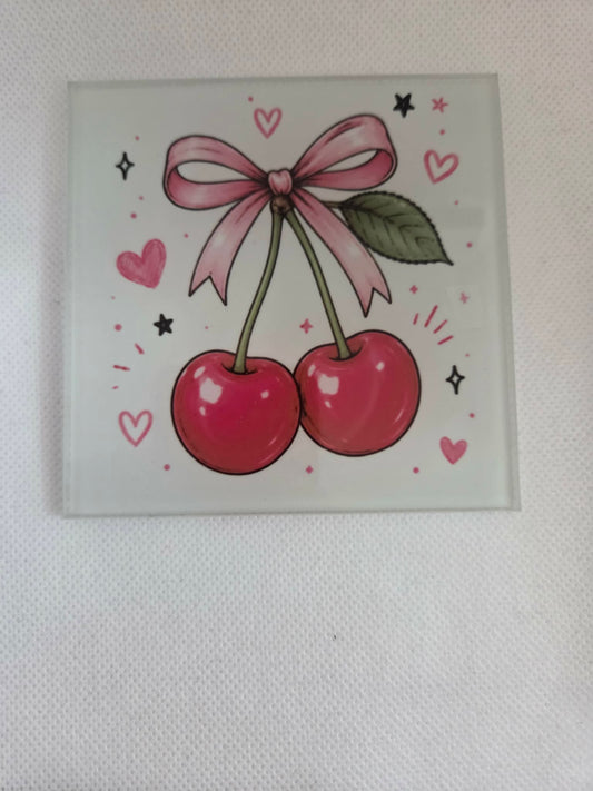 Cherry Love Coaster 🍒💗