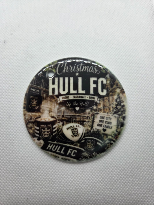 Hull FC Christmas Ceramic Ornament
