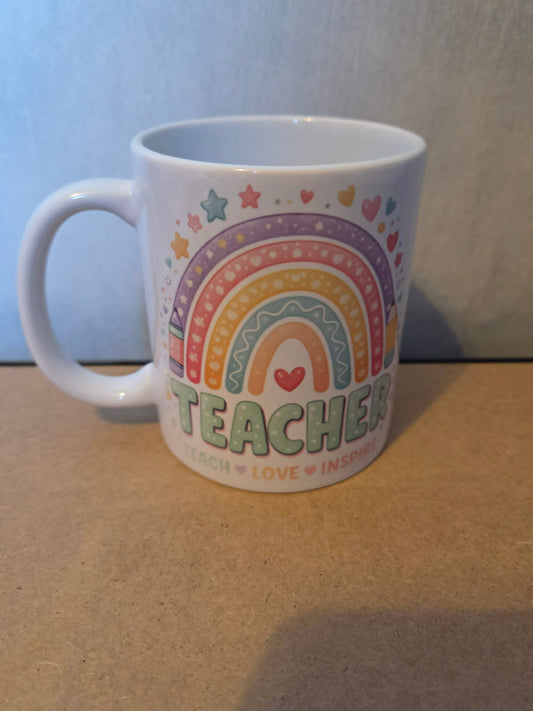 Teacher Rainbow Mug
