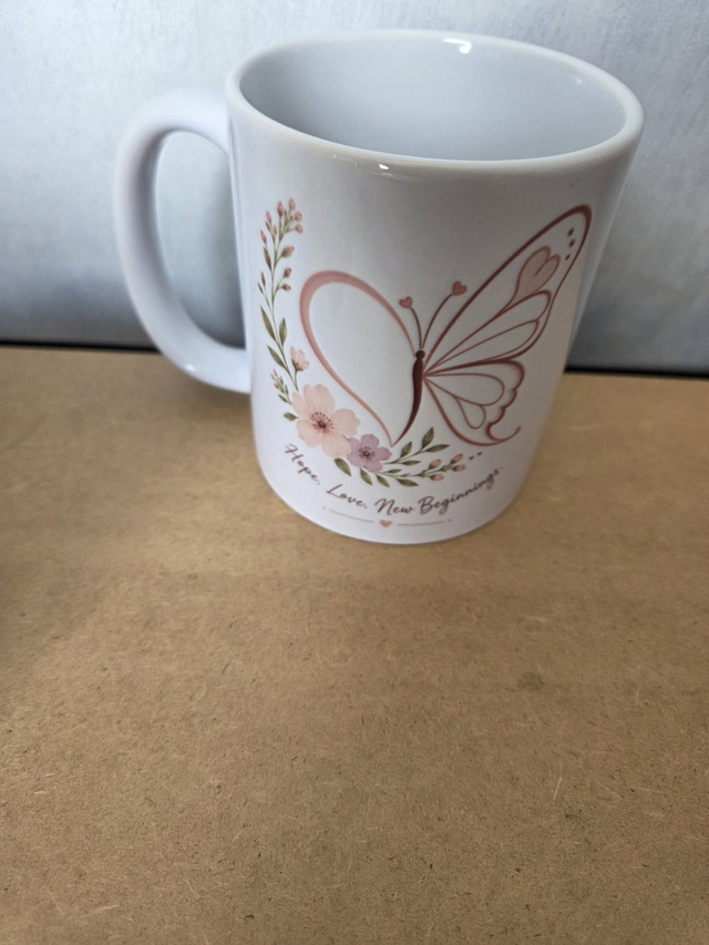 Butterfly New Beginnings Ceramic Mug
